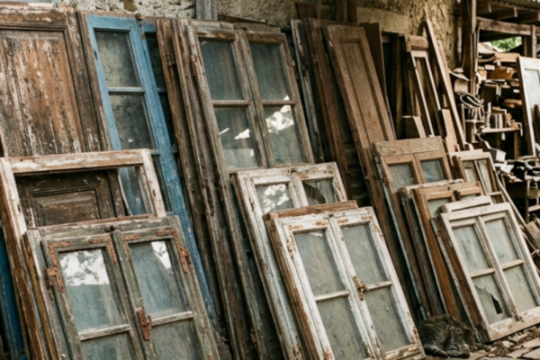 Porte e finestre in legno, dopo la ristrutturazione